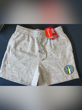 WNBA women’s Light Gray Athletic Shorts BRAND NEW WITH TAGS NWT